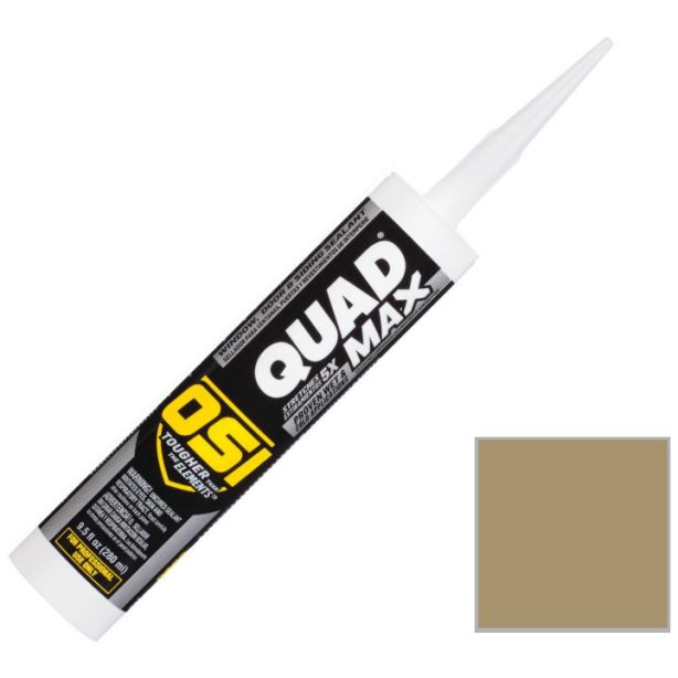 OSI Quad Max Window Door Siding Sealant Caulk 10oz Clay 335