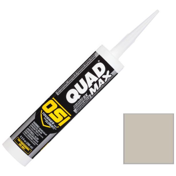 OSI Quad Max Window Door Siding Sealant Caulk 10oz Beige 465