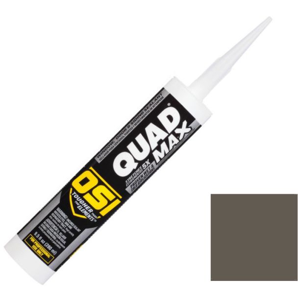 OSI Quad Max Window Door Siding Sealant Caulk 10oz Gray 551