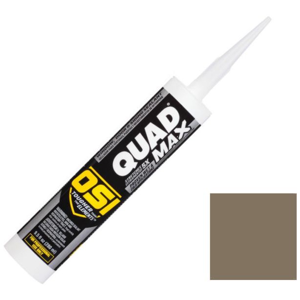 OSI Quad Max Window Door Siding Sealant Caulk 10oz Gray 569