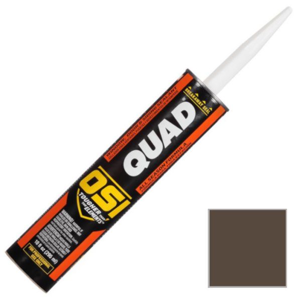 GoodMorning☆Coll OSI Quad Window Door Siding Sealant Caulk 10oz Rich Espresso 296