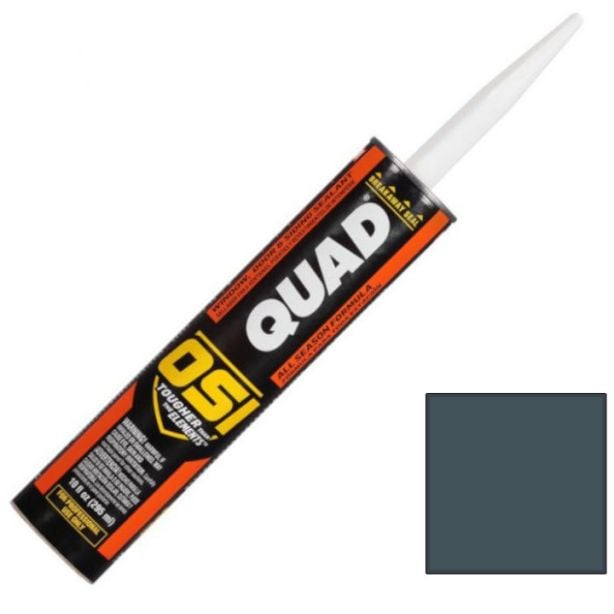 OSI Quad Window Door Siding Sealant Caulk 10oz Evening Blue 827