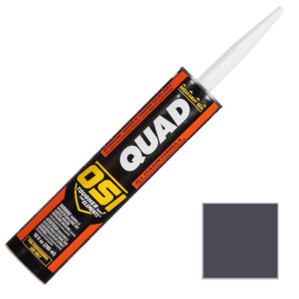OSI Quad Window Door Siding Sealant Caulk 10oz Deep Ocean 861