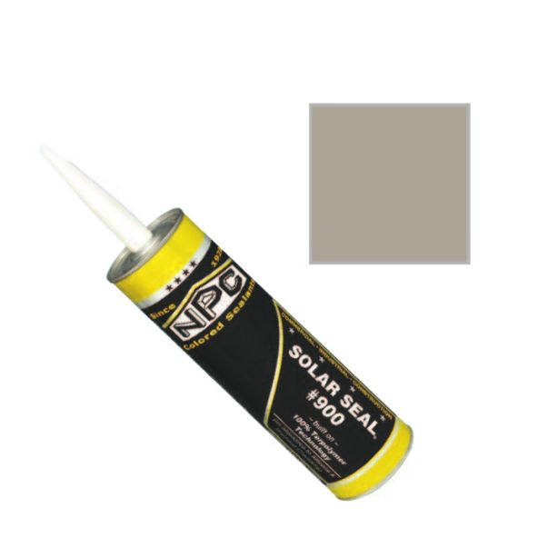 NPC 900 Solar Seal Caulk 19oz Pro Size Ash 9135 9/case