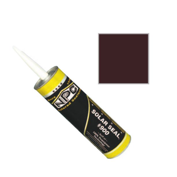 NPC 900 Solar Seal Caulk 19oz Pro Size Imperial Brown 9084 9/case