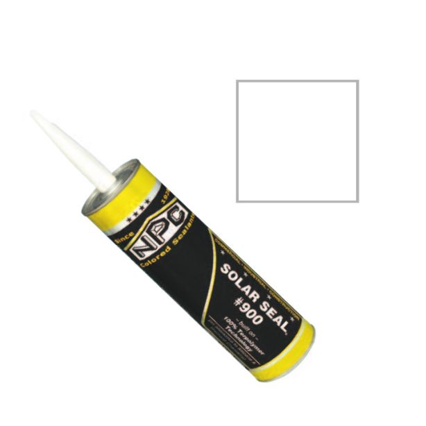 NPC 900 Solar Seal Caulk 19oz Pro Size White 9053 9/case