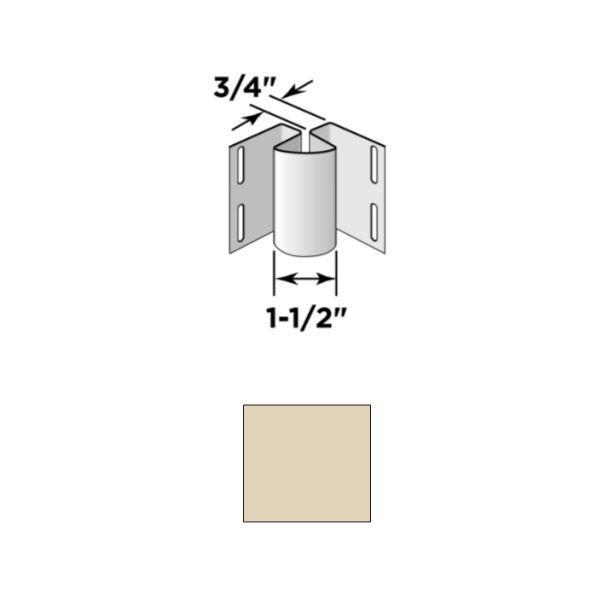 Certainteed 3/4" Inside Corner Post 10' 10/Carton Desert Tan