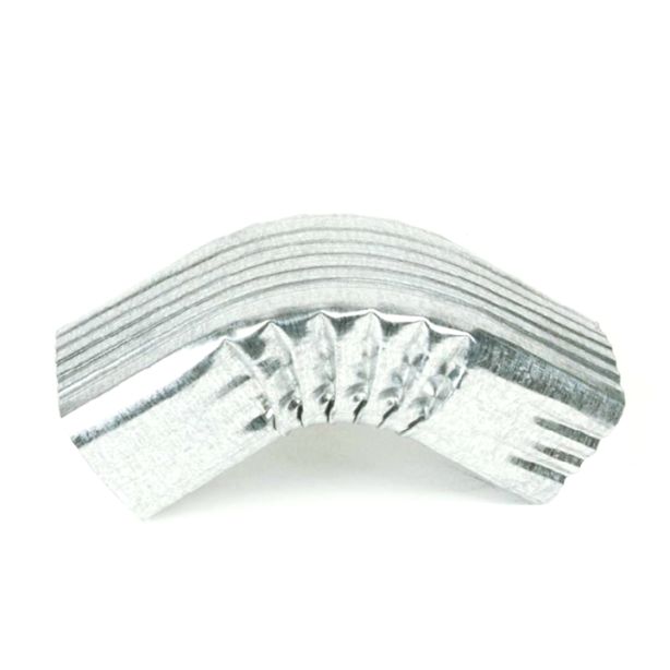 Berger Square Corrugated Elbow A-Bend 75 Degrees Galvanized 2"x3"