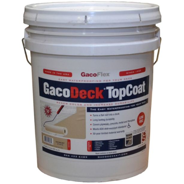 Gaco Deck Desert Top Coat Sedona 5 Gallon
