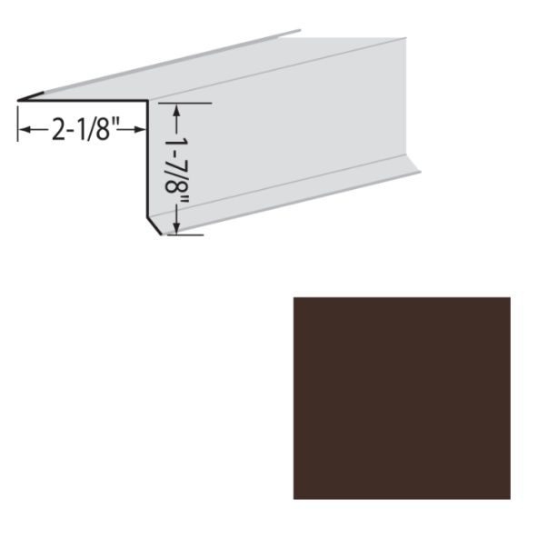 EDCO 1722-203 Rake Starter Solid 10' Royal Brown 10/carton