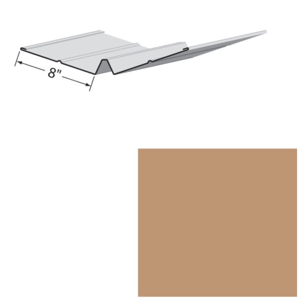 EDCO 1727-261 Valley Flashing Solid 10' Cedar 5/carton