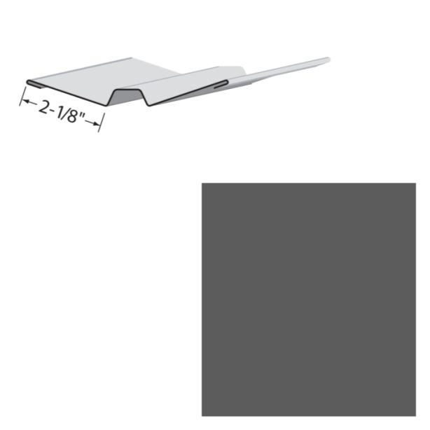 EDCO 1734-228 Valley Cap Solid 10' Charcoal grey 5/carton