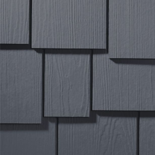 James Hardie Shingle Fiber Cement Staggered Siding 15.25"x48" Deep Ocean 1pc
