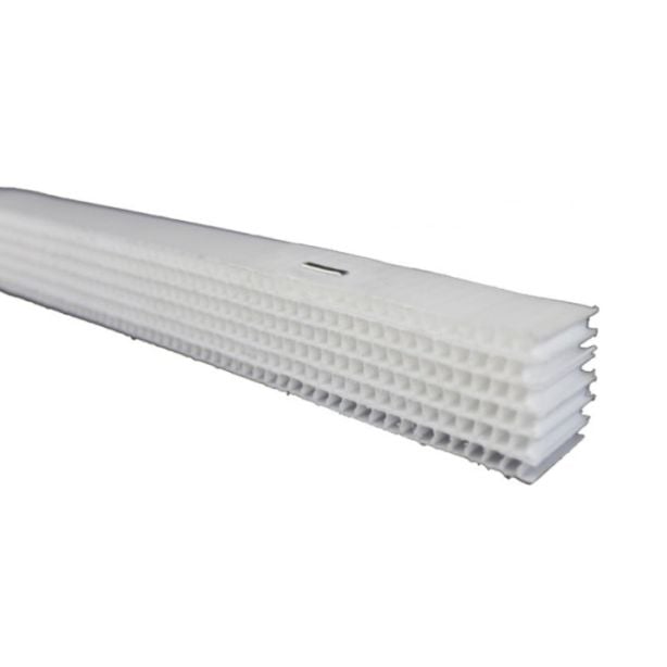 Cor-A-Vent PS-400SSWHT Stainless Staple Soffit Strip Vent 3/4"x1"x4' 48ct White Coravent