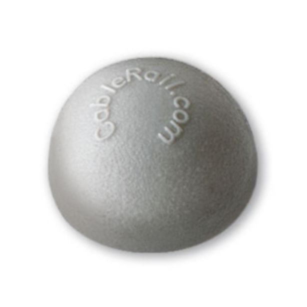 Feeney CableRail 7074-PKG Colored End Caps Pack of 10 Gray