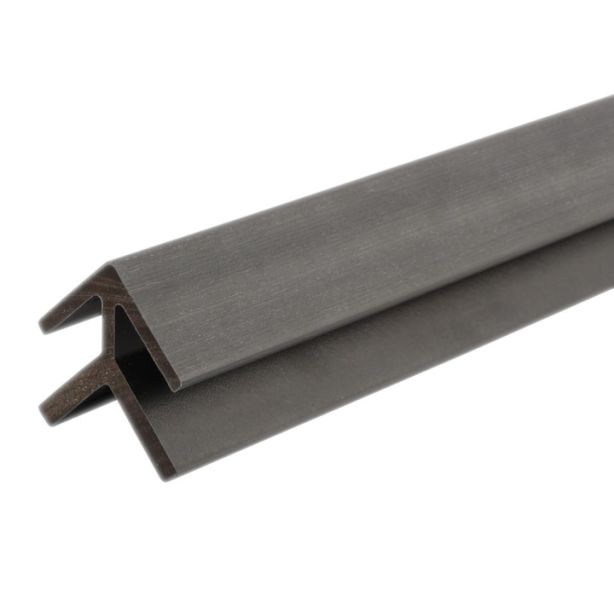 NewTechWood US46-8-GY All Weather System Composite Siding Outside Corner Post 2.31"x2.31"x8' Westminster Gray 1pc