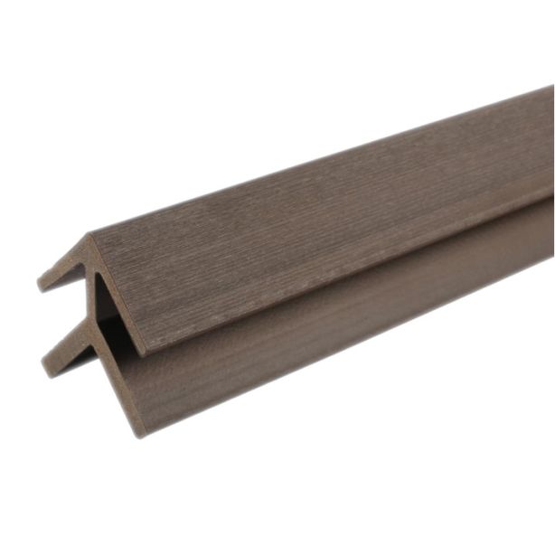 NewTechWood US46-8-WN All Weather System Composite Siding Outside Corner Post 2.31"x2.31"x8' Spanish Walnut 1pc