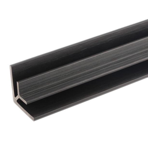 NewTechWood US47-8-CH All Weather System Composite Siding Inside Corner Post 2.8"x2.8"x8' Hawaiian Charcoal 1pc