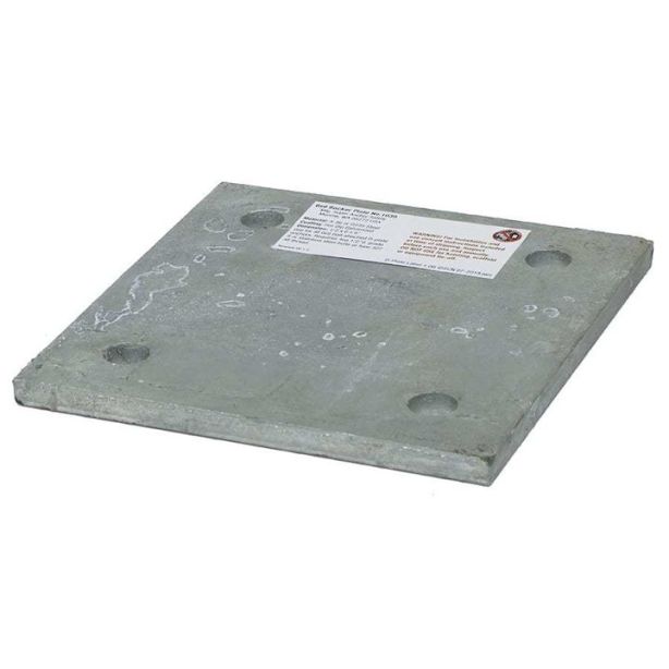 Super Anchor 1039-G Plate Backer for D Plate Anchor 6"x6" HDG Steel