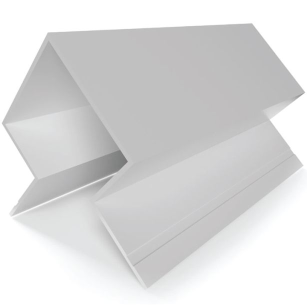 Tamlyn XOCBT-CA XtremeTrim 1-1/2"x1-1/2" Butted 5/16" Panel Outside Corner - 10' Clear Anodized EA
