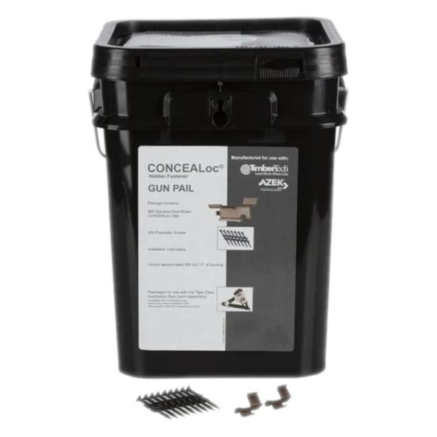 TimberTech CLOCGUNPAIL CONCEALoc Hidden Fasteners Clips and