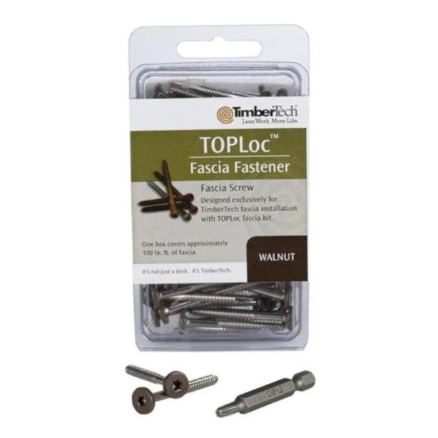 TimberTech TLOCFAS100W TOPLoc Fascia Screws For PRO and EDGE 1-3/4