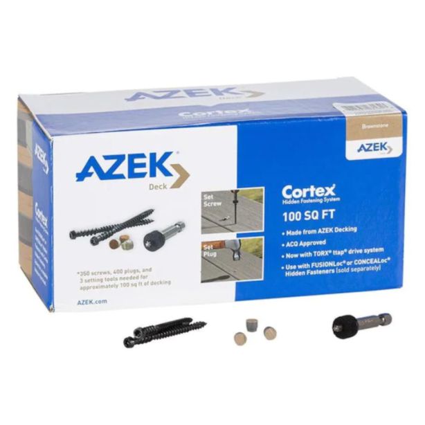 TimberTech CTX100SFBS Cortex Screws For AZEK Brownstone 100 sq ft