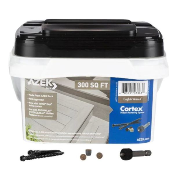 TimberTech CTX300SFEW Cortex Screws For AZEK English Walnut 300 sq ft