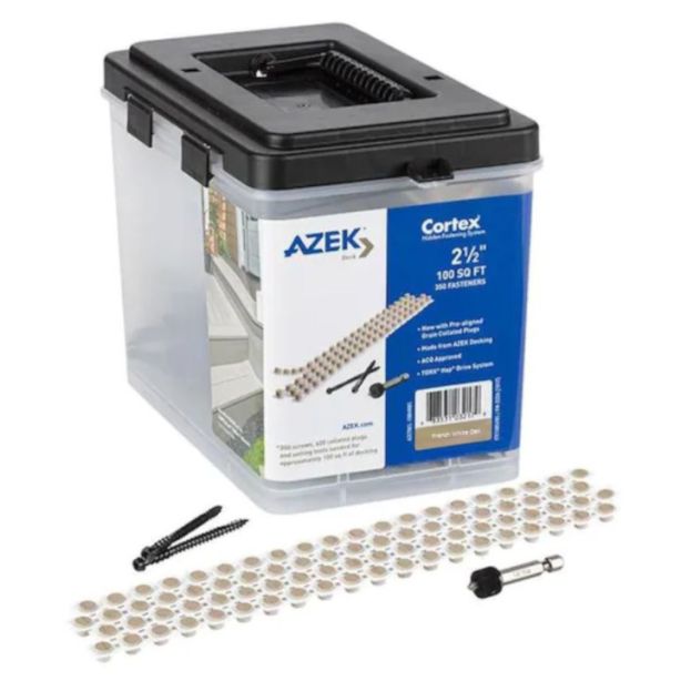 TimberTech CTC100SFFW Cortex Screws Collated Strips For AZEK