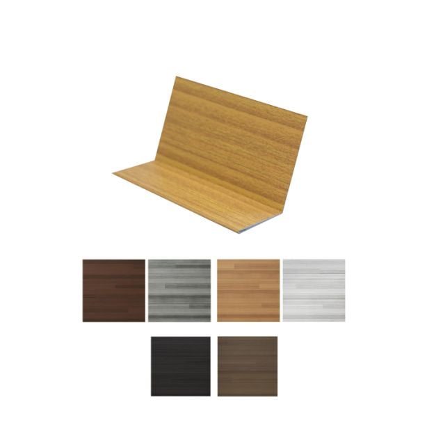 Vesta Steel Siding Brick Ledge Flashing HD3 Woodgrain 10'