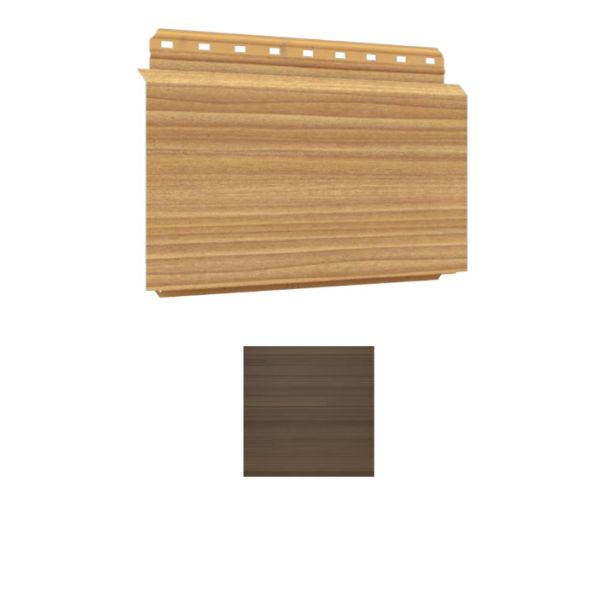 Vesta Steel Siding Plank HD3 Woodgrain Aged Walnut 5