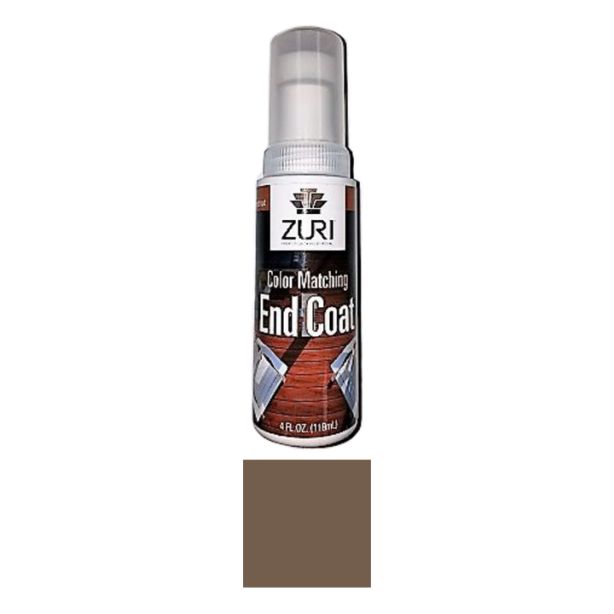 Zuri Decking Color Matching End Coat Touch Up Paint 4oz Weathered Gray