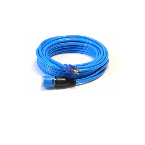 Century Wire and Cable Extension Cord 100' Pro Lock Blue