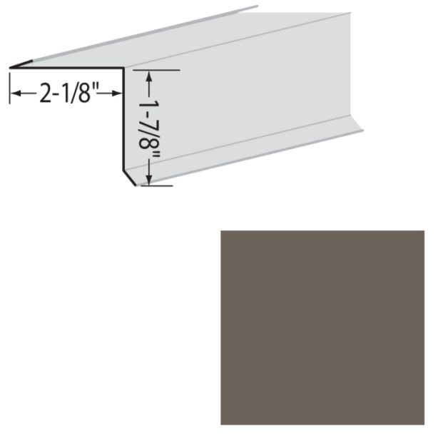 EDCO 1722-540 Rake Starter Solid 10' Weathered Wood 10/carton