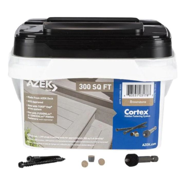 TimberTech CTX300SFBS Cortex Screws For AZEK Brownstone 300 sq ft