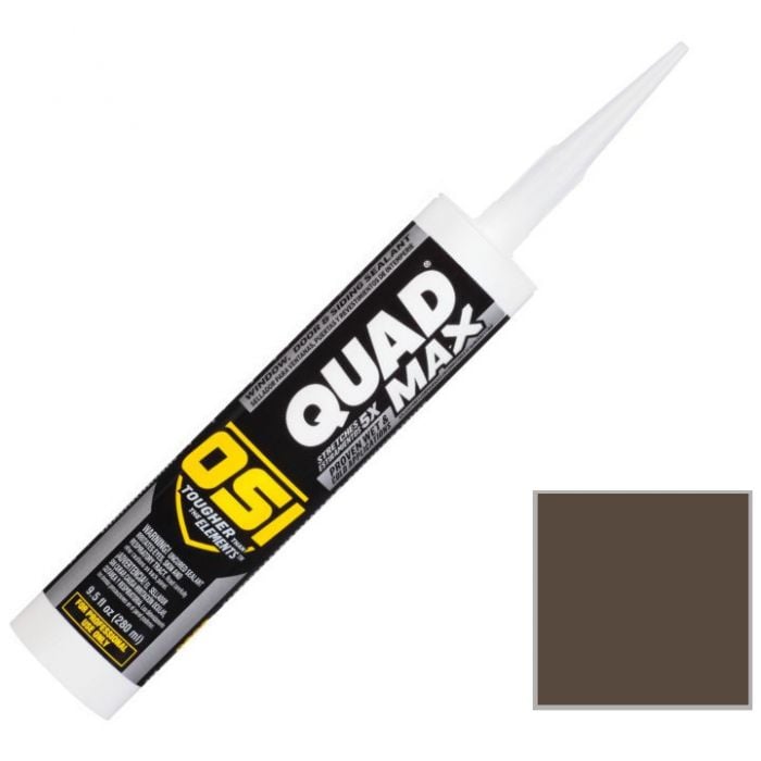 OSI Quad Max Window Door Siding Sealant Caulk 10oz Rich Espresso 296