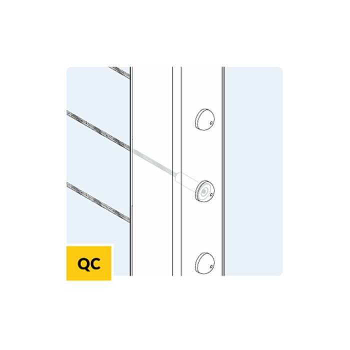 Feeney Modern Quick Connect Post 36" Textured Black