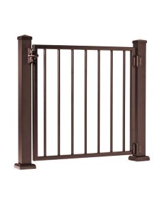 AFCO 100 Series Square Baluster Fixed Gate 36"x42" Bronze