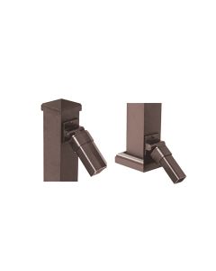 AFCO 300 Series Adjustable Stair Rail Hardware Mounting Kit Bronze