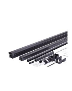 AFCO 175 Series 6' Fixed Stair Rail Kit Black