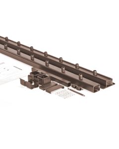 AFCO 200 Series 6' Level Rail Kit Bronze (Top and Bottom Rail w/ Hardware)