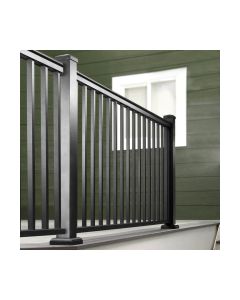 AFCO 100/200 Series 4'x36" Square Baluster Pack Black (10 Balusters)