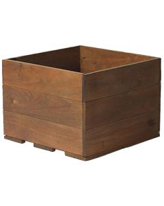 Bison CUBEIPE242417LINED Ipe Wood Cube Natural Finish Lined 24"x24"x17"