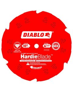 Diablo HardieBlade Fiber Cement Blade 10 Inch 6 Tooth