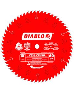 Diablo Fine Finish Blade 10" 60 Tooth