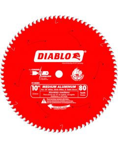 Diablo Medium Aluminum Saw Blade 10" 80 Tooth