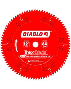 Diablo Trex Composite Decking Cellular PVC Blade 12 Inch 84 Tooth