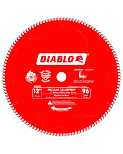 Diablo Medium Aluminum Saw Blade 12" 96 Tooth