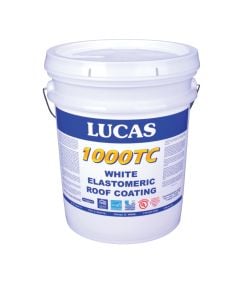 Lucas 1000TC Elastomeric Top Coating 5 Gallon White