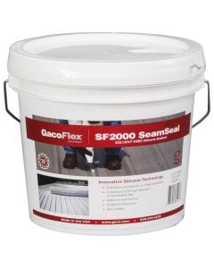 Gaco SF2000 SeamSeal Solvent-Free Silicone Sealant 1 Gallon White
